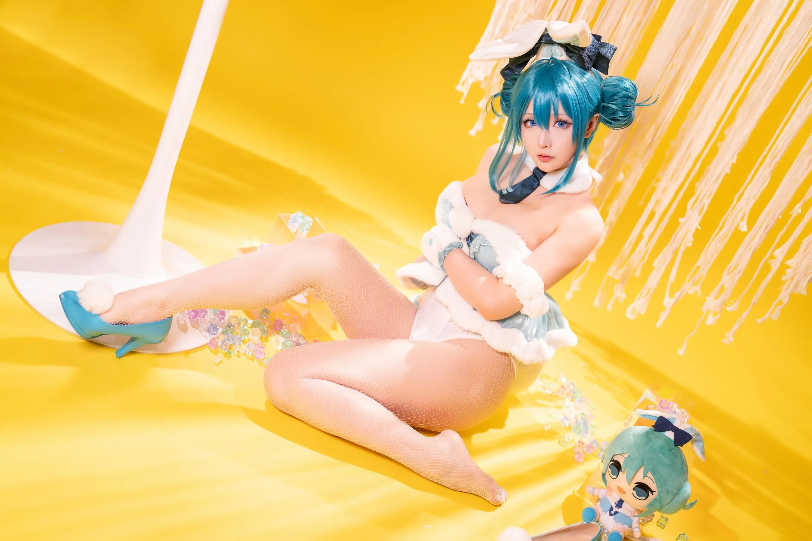 星之迟迟 – NO.158 23年9月计划A 初音未来 白兔女郎 [77P]插图8